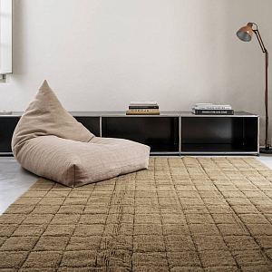 Шерстяной стираемый ковер Лорена Каналс (Lorena Canals), "Мозаика", охра, 170 х 240 см